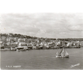 Langesund. Lossk�yte og mange hus. St. Langesund-59. Kv.2. / Knut J. Myrvang: NOK  20,-