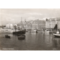 Haugesund. Fra havnen med mange b�ter. Se info p� baksiden. - Stmp.1947. Kval 2. / Knut J. Myrvang: NOK  25,-