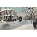 Trondhjem. Trikk ved Olaf Trygvess�nsgade ved Grand Hotel. Kval.1 - Ubrukt kort / Knut J. Myrvang: NOK  40,-
