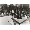 Karasjok. Kirkes�ndag. Pent stmp. Karasjok 1950. Kval 1-2. / Knut J. Myrvang: NOK  20,-