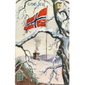 Lillo-Stenberg. J.H.K. 2388/2. Stmp. Ski 1941 med 15 �re V. Kv.2. / Knut J. Myrvang: NOK  25,-