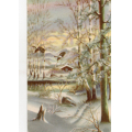 Lillo-Gran. DAMM 927. Lite hus i skogen. St.-45 + R�de-Kors merke - Kval 1-2. / Knut J. Myrvang: NOK  30,-