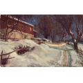 Sundt-Olsen. Kveldsmotiv. Mittet 2326. Stmp.Halden-28. Kv.2. / Knut J. Myrvang: NOK  30,-