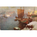 Ulving. Vintermotiv fra Nordland. Stmp.Skj�nst�-28. Kval 1-2. / Knut J. Myrvang: NOK  25,-
