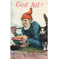 Anders Bj�rgaard. Nisse med stor gr�tbolle. Oppi 426. Stmp.1942. - Kvalitet 2. / Knut J. Myrvang: NOK  40,-