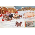 Lillo-Stenberg? Grisen trekker folk p� sn�en. Stmp.-36. Kval 2. / Knut J. Myrvang: NOK  30,-