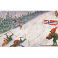 Chr. Magnus. Mange nisser p� hopprenn. Mittet 1346. St.-13. Kv.2. / Knut J. Myrvang: NOK  40,-