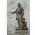 Axel Ender. Tordenskioldstatuen 1901. Abel 87. Stmp.1901. Kv.2. - Til Minde om Tordenskioldsstatuens Afsl�ring i Kristiania 17de Mai 1901. / Knut J. Myrvang: NOK  50,-