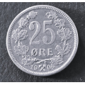 25 �re 1904 * Kv. 01 * Katv. kr. 650. Flott mynt. - Bilder er mynten du f�r. Vurder ogs� fra bilder. / Tore Rimstad: kr.  200,-