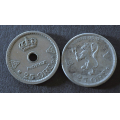 25 �re 1919 og 1929 * Begge kv. 1+ Katv. kr.200 - Bilder er mynten du f�r. Vurder ogs� fra bilder. / Tore Rimstad: kr.  30,-