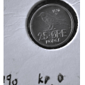 25 �re 1970 * Kv. 0 * Katv. kr. 65 - Bilder er mynten du f�r. Vurder ogs� fra bilder. / Tore Rimstad: NOK  25,-