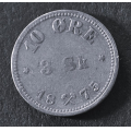 10 �re 3 sk. 1875  * Kv. 1+ * Katv. kr. 700 ** - Bilder er myntene du f�r. Vurder ogs� fra bilder. / Tore Rimstad: NOK  300,-