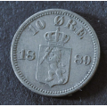 10 �re 1889  * kv.1+/01  *katv. kr-550 ** - Bilder er myntene du f�r. Vurder ogs� fra bilder. / Tore Rimstad: kr.  250,-