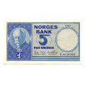 -4- 5 kroner 1957 E, kv. 1/1+ - E8939022. / Numisma Mynthandel A/S: kr.  1,-