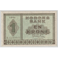-7- 1 krone 1944H, kv. 1+/01 - Sign: Meldahl/Nielsen / Numisma Mynthandel A/S: NOK  2,-