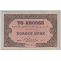 -11- 2 kroner 1922, kv. 01 - Sign: Cederholm / Numisma Mynthandel A/S: kr.  1,-