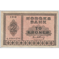 -21- 2 kroner 1950G kv. 1/1+ - Eks Skanfil, 80428, som kv. VF
Sign: E. Thorp / Numisma Mynthandel A/S: NOK  3,-