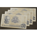 10 kr. 1982 B M * Kv. 0. Katv. kr. 120 * Nr. rekkef�lge - Bilder er sedlene. Pene i kv. 0. Vurder ogs� fra bilder. Pris KJ�P N� er en (1) sedell. Ved kj�p a flere er de i nr. rekkef�lge. Du velger antall. IKKE SAL�R. / Tore Rimstad: NOK  70,-