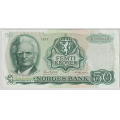 -21- 50 kroner 1971C, kv. 1/1+ - Sm� flekker revers. / Numisma Mynthandel A/S: kr.  1,-