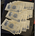10 kr. 1975*Komplett alle 28.Estmert vedi kr.2800 - Bilder er sedlene. 28 forskjellige litra fra A til �.  Tror alle er usirkulert. Kv. 0 til 01. Mest kv. 0/01. / Tore Rimstad: kr.  1050,-