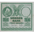 -3- 50 kroner 1963E, kv. 1-, rifter. / Numisma Mynthandel A/S: kr.  1,-