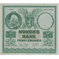 -10- 50 kroner 1960D, kv. 1- / Numisma Mynthandel A/S: kr.  1,-