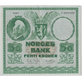 -14- 50 kroner 1957C, kv. god 1. - VM2 / Numisma Mynthandel A/S: kr.  93,-