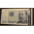 200 kr. 2009 Litra G * Kv. 0 * - Bilder er sedellen du f�r. Usirkulert pen sedell. Kv.0. Vurder ogs� fra bilder. IKKE SAL�R. / Tore Rimstad: kr.  300,-