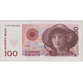 -8- 100 kroner 1998, kv. 0 / Numisma Mynthandel A/S: kr.  1,-