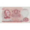 -24- 100 kroner 1970X, erstatning, kv. 1/1- / Numisma Mynthandel A/S: kr.  167,-