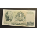 50 kr. 1982 M * Kv. 0 * Katv. kr. 530 ** - Bilder er seddelen du f�r. Vurder ogs� fra bilder. / Tore Rimstad: kr.  150,-