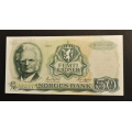 50 kr. 1983 P * Kv.01/0/01 * Katv. kr.315 - Bilder er seddelen du f�r. Pen usirkulert. Vurder ogs� fra bilder. / Tore Rimstad: kr.  120,-