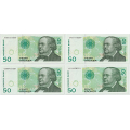 -29- Lott 4 stk. 50 kroner 2008-2015, VK - 2008A400, kv. 1/1+
2008C400, kv. 1+/01
2011G500, kv. 1+
2015J101, kv. 1+/01 / Numisma Mynthandel A/S: kr.  1,-