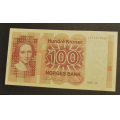100 kr. 1987 * Kv.0*  Katv. kr. 440 ** - Bilder er seddelen du f�r.Pen usirkulert. Vurder ogs� fra bilder. Tidligere Skanfil som kv. 0. / Tore Rimstad: kr.  100,-