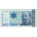 -3- 200 kroner 2006, kv. 0/01 / Numisma Mynthandel A/S: kr.  1,-