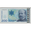 -8- 200 kroner 2002, kv. 0 / Numisma Mynthandel A/S: kr.  1,-