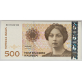 -8- 500 kroner 1999, kv. 0/01 / Numisma Mynthandel A/S: kr.  479,-