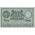 -15- 500 kroner 1973A, kv. 1/1-, stor bretterift oppe - Ca 1,5 cm bretterift oppe. / Numisma Mynthandel A/S: kr.  1,-