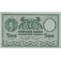 -17- 500 kroner 1971A, kv. god 1-. / Numisma Mynthandel A/S: kr.  1,-