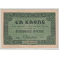 -8- 1 krone 1917A, kv. 1++ - Signatur: Cederholm / Numisma Mynthandel A/S: kr.  1,-