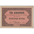 -17- 2 kroner 1918, kv. 1/1+, fl. - Signatur: Cederholm. Presset. / Numisma Mynthandel A/S: kr.  1,-