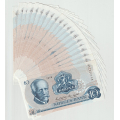 -21- Lott 20 stk. 10 kroner 1979BY, i rekkef�lge, VK - Kvalitet 1+ til 01+
9220521-540, litt smuss p� noen f�.
Signatur: Getz Wold/Sag�rd / Numisma Mynthandel A/S: kr.  1,-