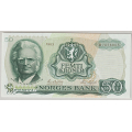 -11- 50 kroner 1983R, kv. 0/01 - Signatur: Getz Wold/Sag�rd / Numisma Mynthandel A/S: kr.  87,-