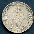 -62- Norge 2 kr 1914 (2), kv. 1/1+ - Grunnloven 100 �r. Rester av myntskj�r. I HB. / Numisma Mynthandel A/S: kr.  158,-