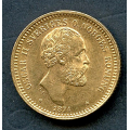 -70- Sverige  10 kr 1874, kv. 1+/01 - I hb. / Numisma Mynthandel A/S: kr.  3831,-