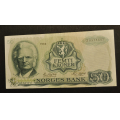 50 kr. 1982 Z * Erst. kv. 1+ * Katv. kr. 580 * - Bilder er seddelen du f�r. Vurder ogs� fra bilder. / Tore Rimstad: kr.  50,-