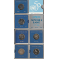 -2- Lott 6 stk. 5 kroner sandhill, VK - FN 50 �r, Norges bank 175 �r, 1000 �rs utmynting i Norge, Den Kongelige mynt 300 �r, Fram & Posten 350 �r. Kobbernikkel. Illustrasjonsbilder. / Numisma Mynthandel A/S: kr.  27,-