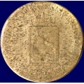 -15- 4 skilling 1825  kv. 1-, m�rk flekkete overflate. / Numisma Mynthandel A/S: kr.  1,-
