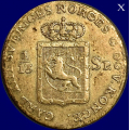 -19- 8 skilling - 1/15 sp. 1817  kv. 1+ - NM.1 / Numisma Mynthandel A/S: kr.  900,-