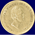 -21- 24 skilling 1845  kv. 1/1+, kh. riper - NM15 / Numisma Mynthandel A/S: kr.  600,-